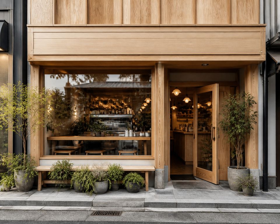 日和カフェの外観