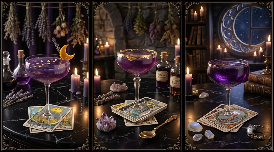 Covenのオリジナルドリンク3種、月の雫・隠者の一杯・世界のきらめき