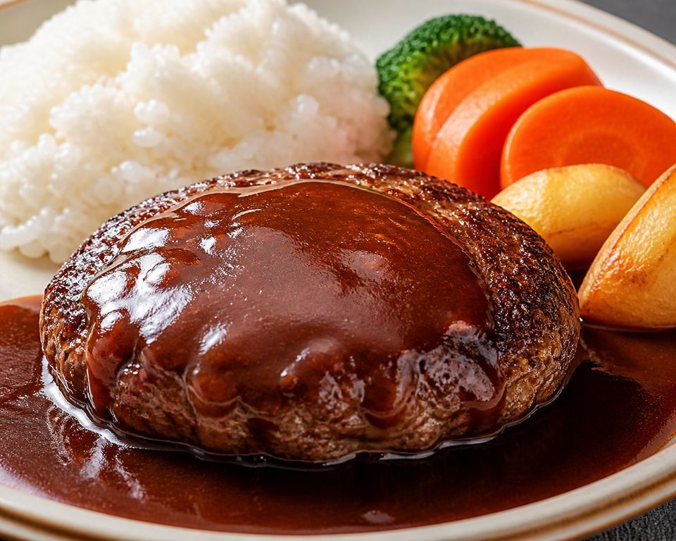 デミグラスハンバーグプレート