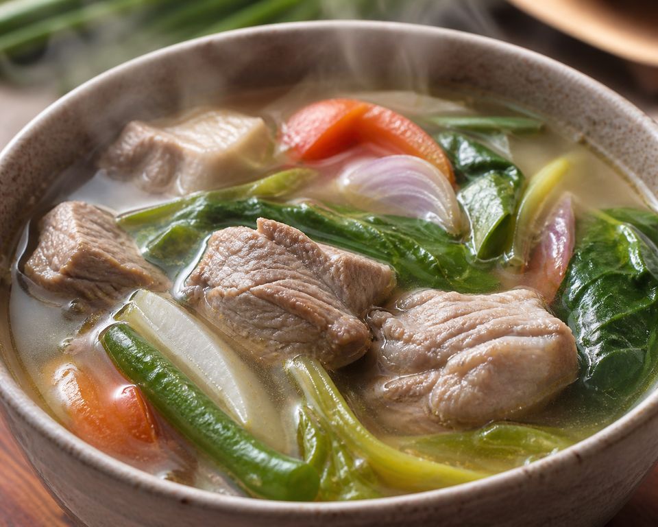 Bahay Kubo Kitchenの酸味スープ シニガン