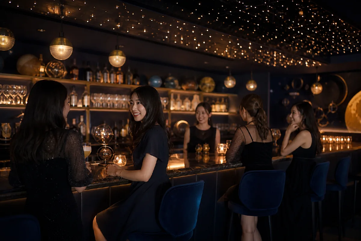 Girl's Bar Sirius 内装フロア全景(イメージ、サンプル用画像)