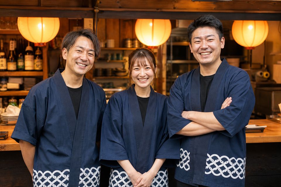 居酒屋 月影のスタッフ集合写真