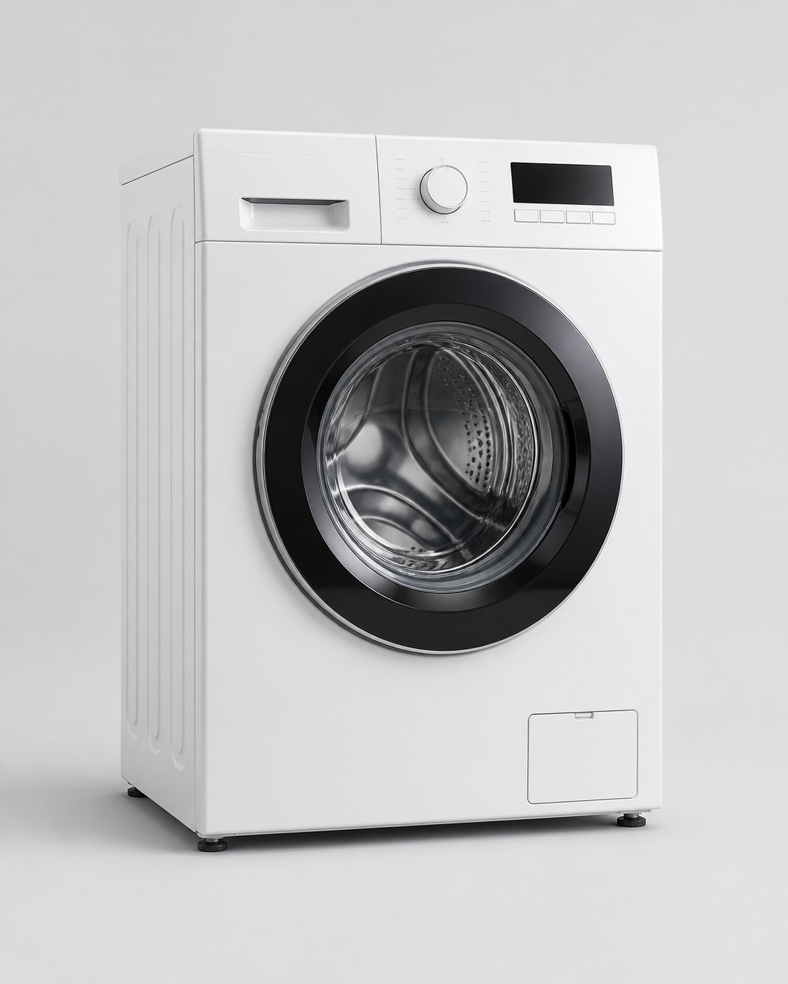 整備済みの白いドラム式洗濯機