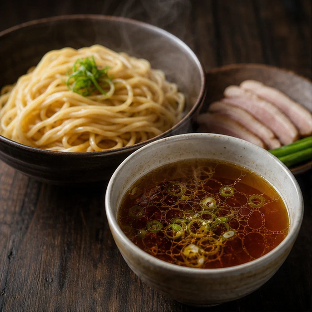 鰹水の淡麗鴨白つけそば