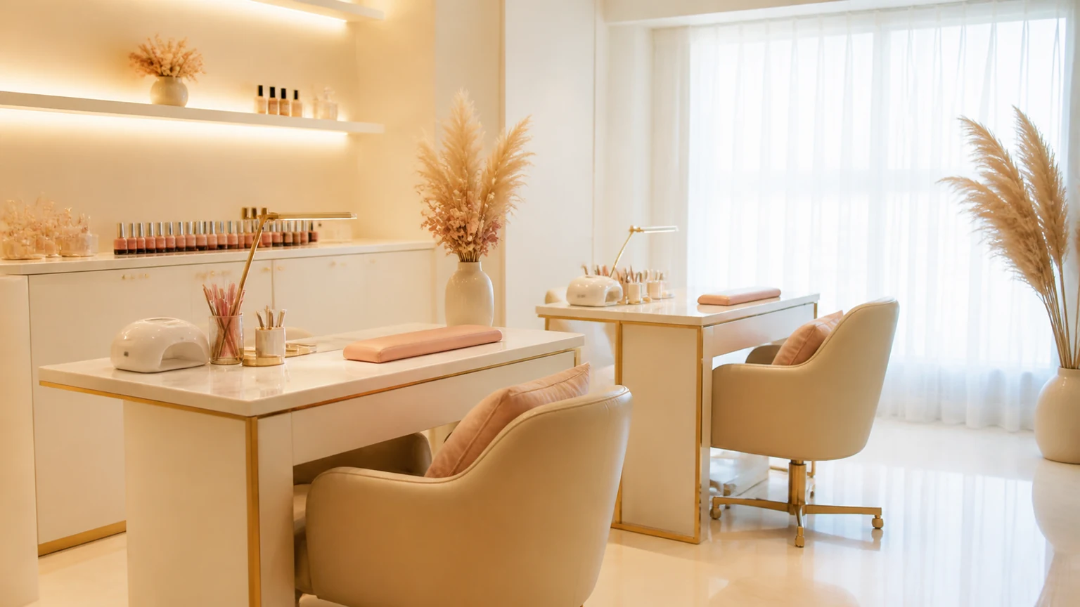 nail salon PIENA 店内