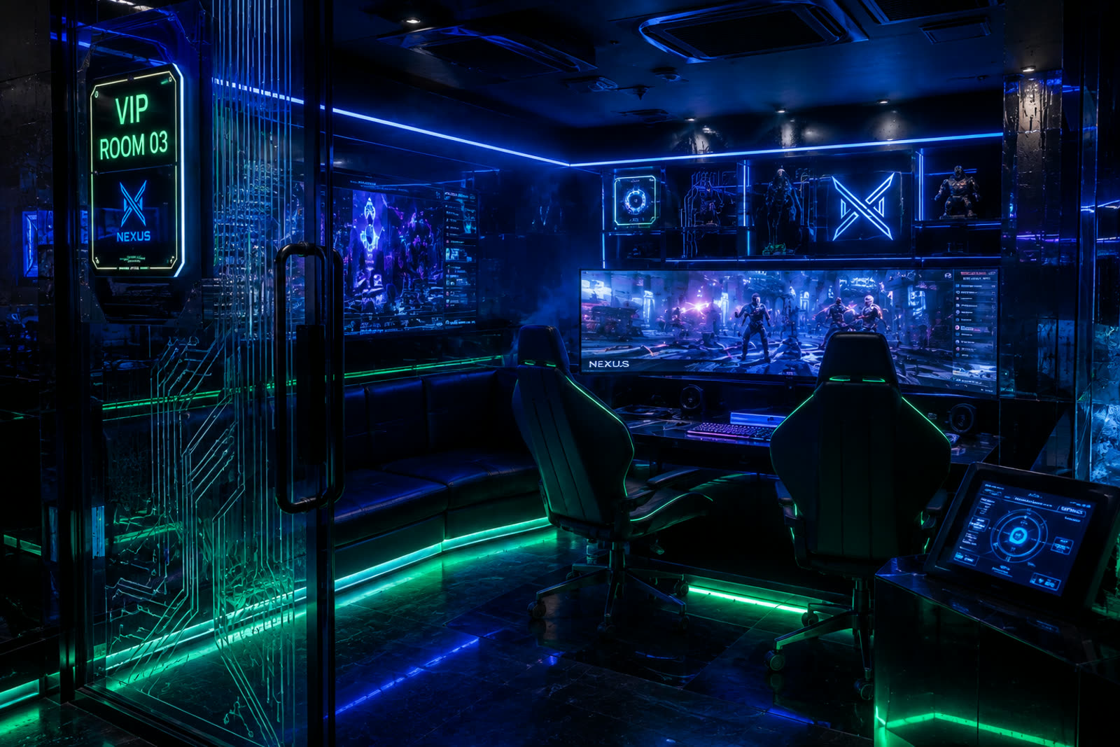 NEXUSのVIPゲーミングブース