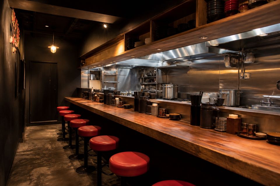 麺屋 灯の店内全景