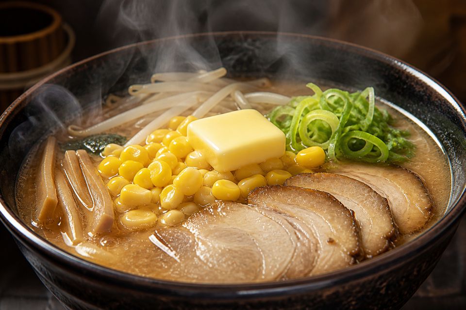 コーンバター醤油ラーメン