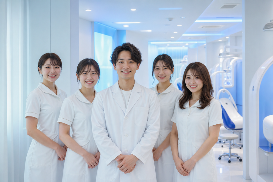 Self White SNOWのスタッフ集合写真