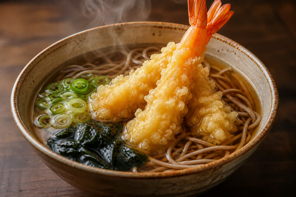 天ぷらそば