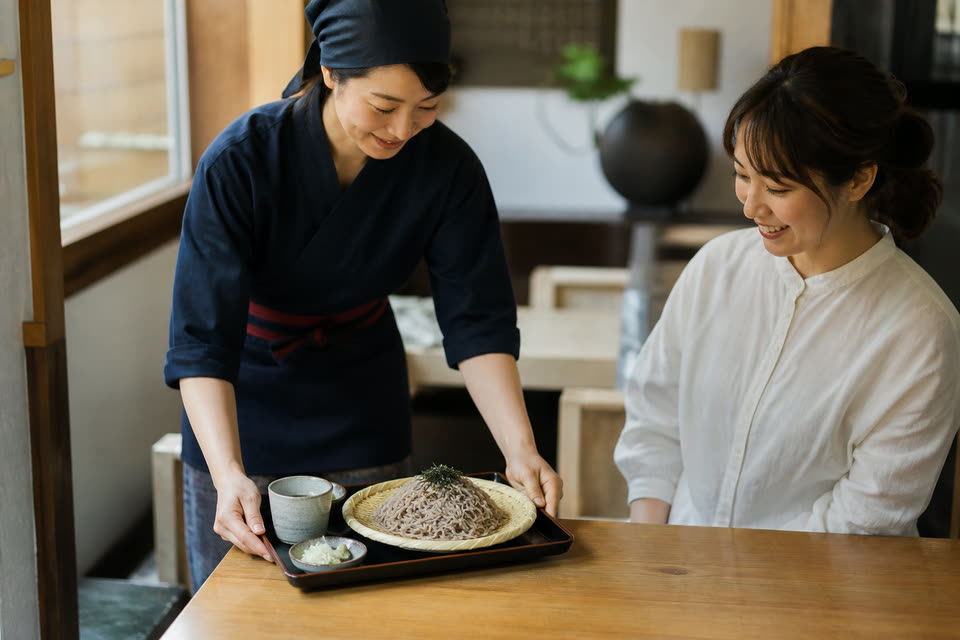 接客の様子