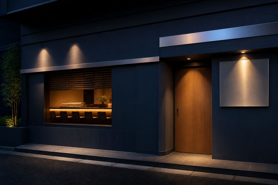 鮨 銀舟の外観
