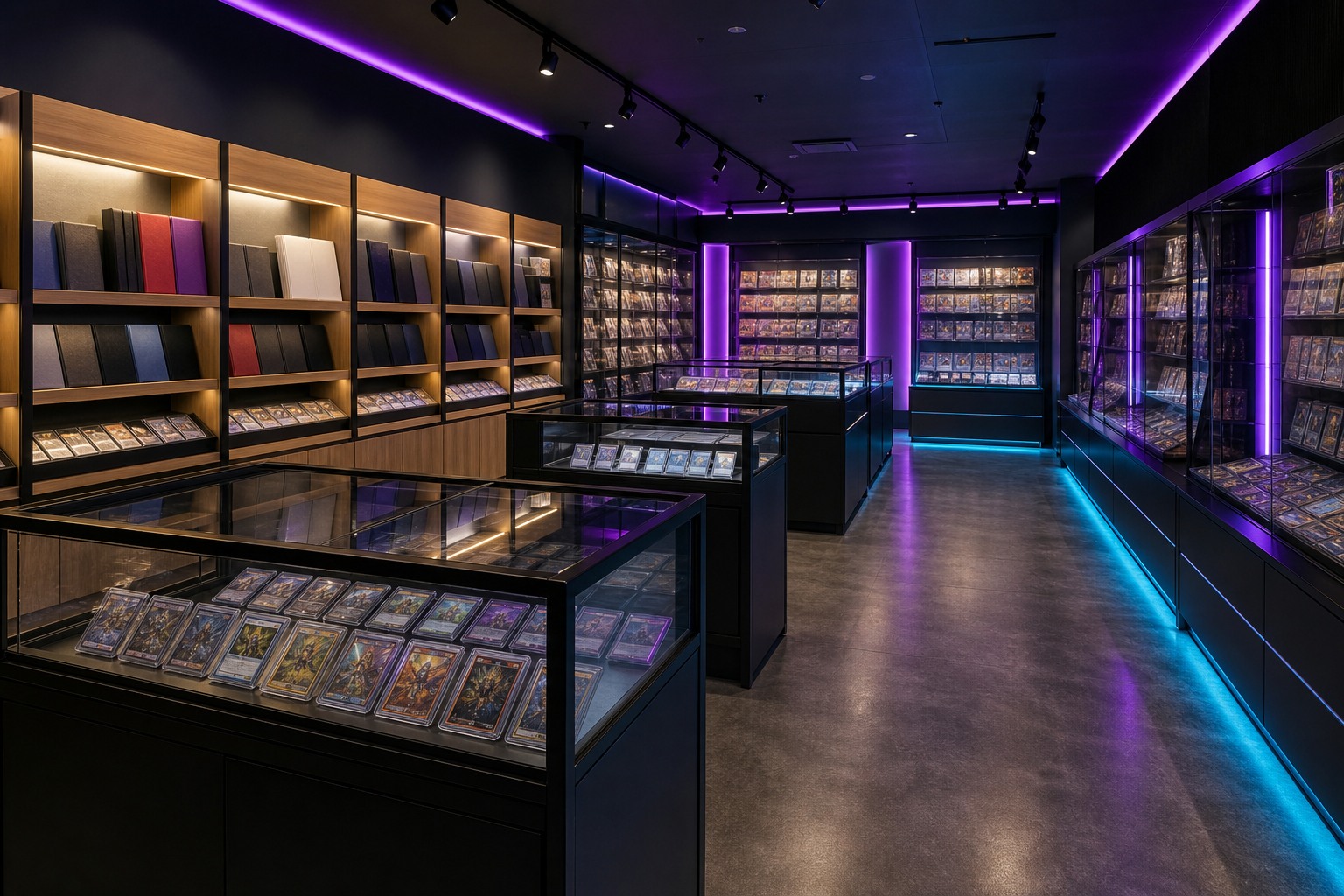 トレカショップの売場