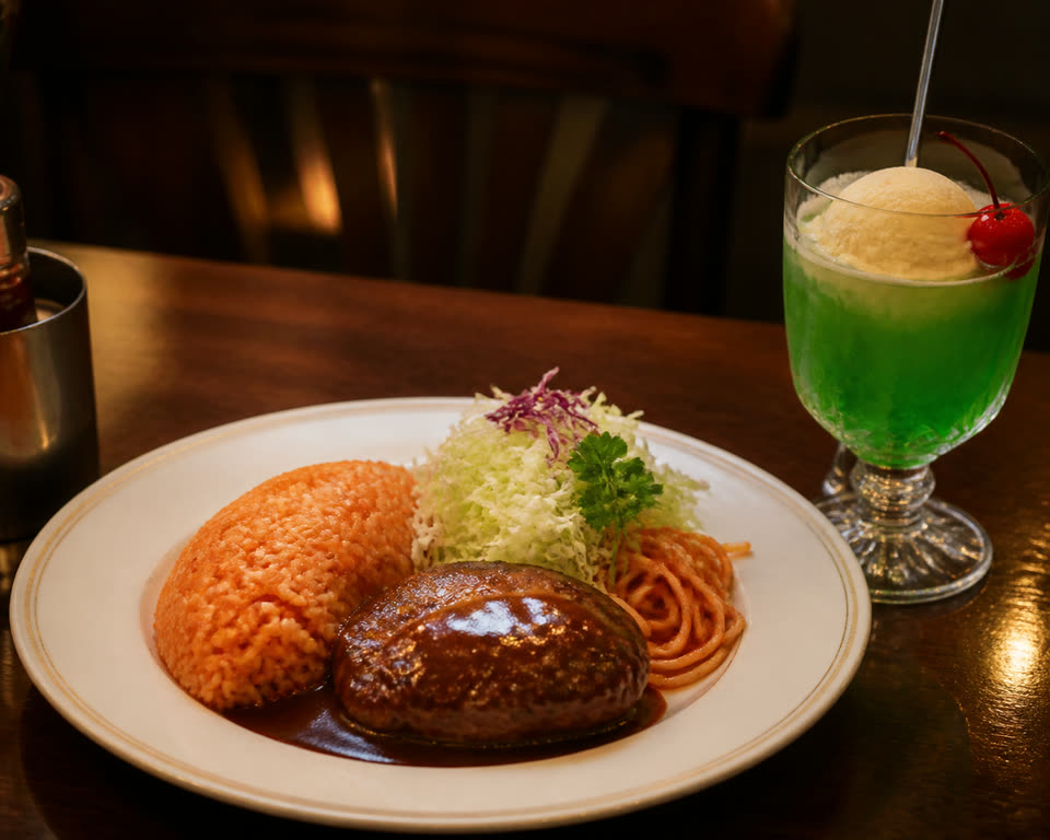 ハンバーグ定食セット